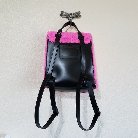 Dr. Martens Mini Faux Shearling Backpack - Picture 2 of 10